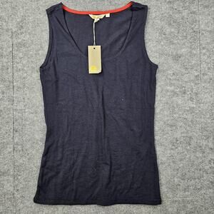 Boden Tank Top Womens 6 Blue Sleeveless Stretch Shirt Lightweight Cotton Classic